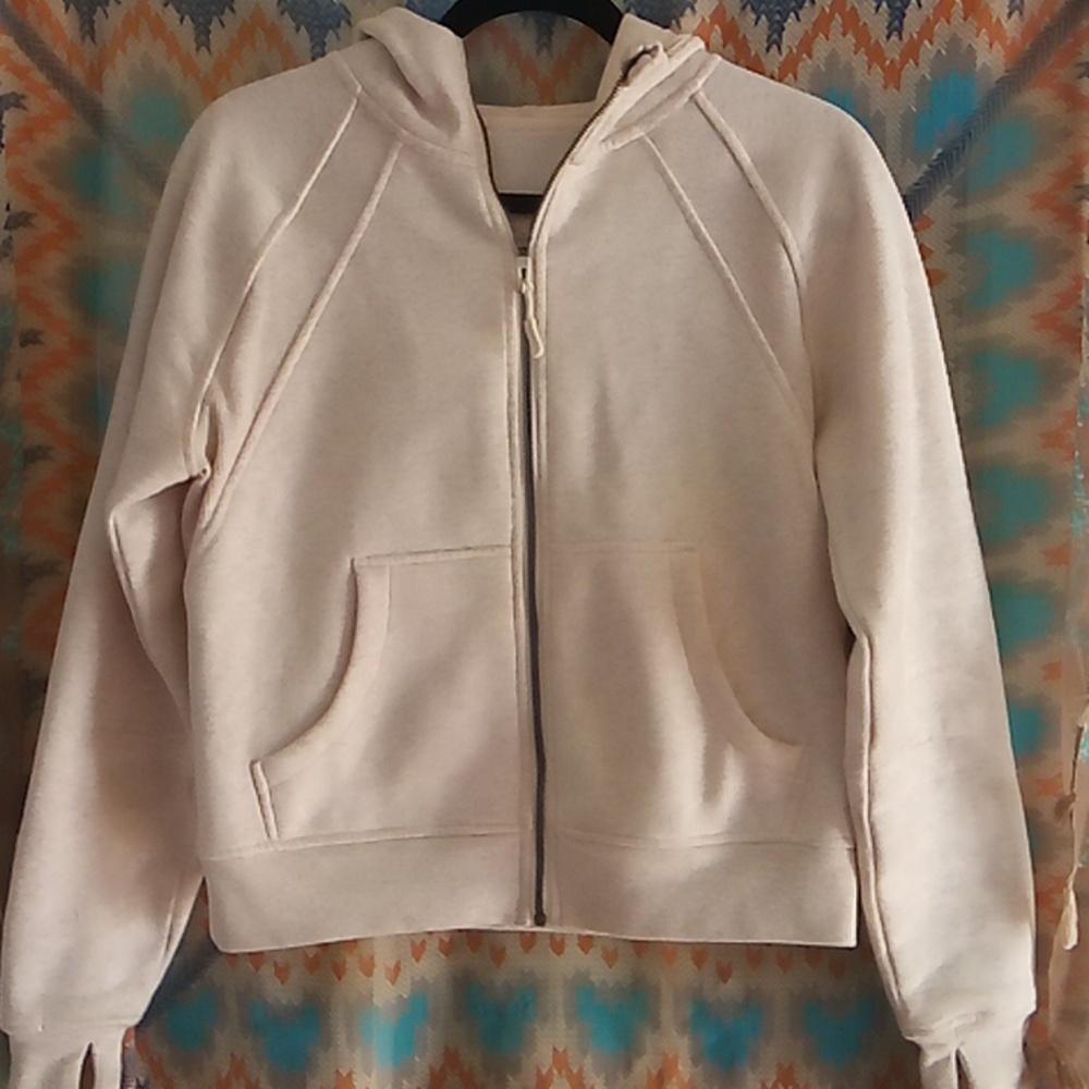 Women's Cream Hoodie Jacket